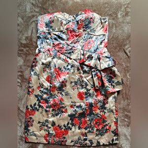 Miss Minuet Stunning Pinup retro strapless dress. Size M